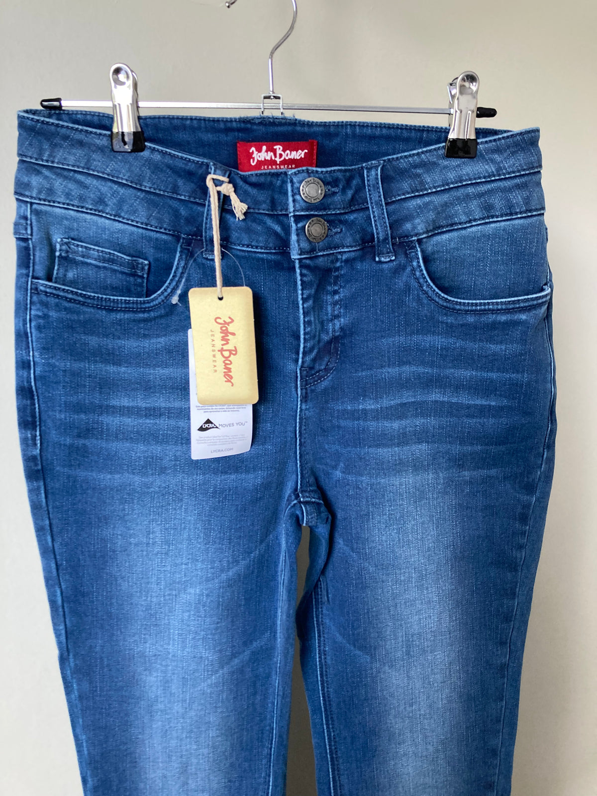 Blue denim jeans by JOHN BANER - Size 10