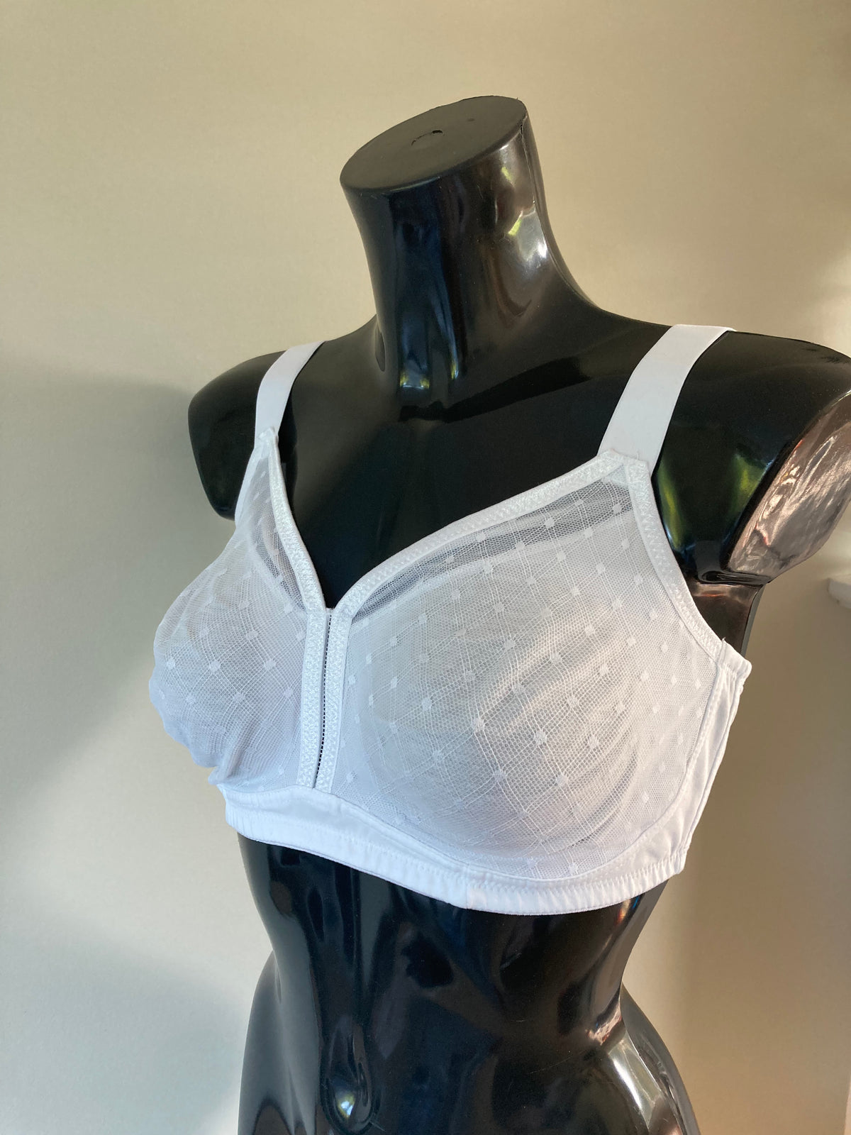 White & Black Bra by PETITE FLEUR - Cup 38E