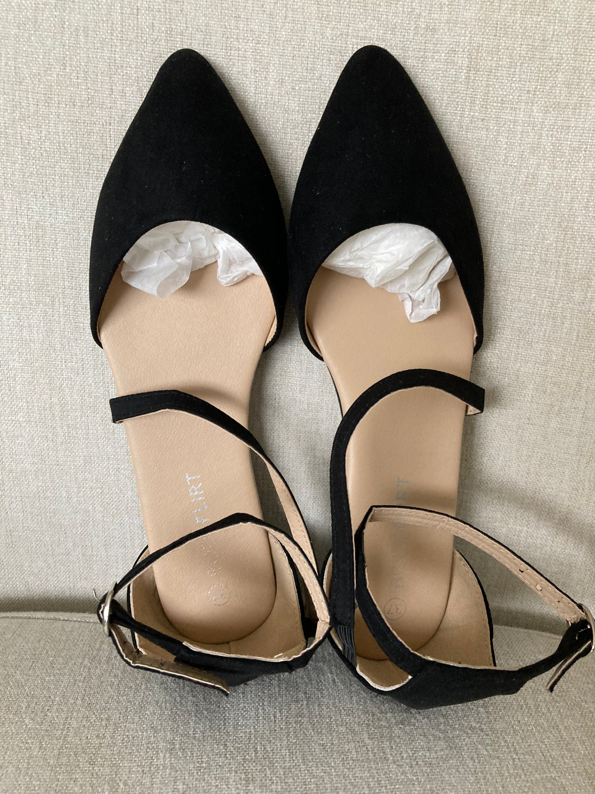 Black Ballet Pumps By BODY FLIRT - Size 4