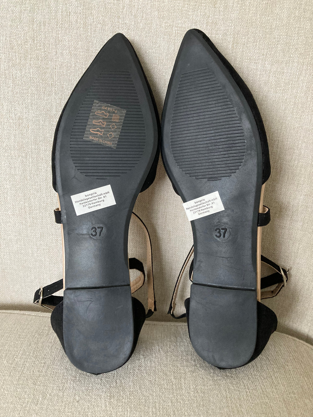 Black Ballet Pumps By BODY FLIRT - Size 4