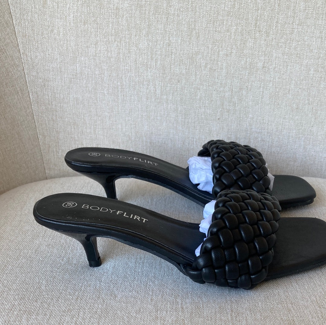 Black Mules By BODYFLIRT - Size 3