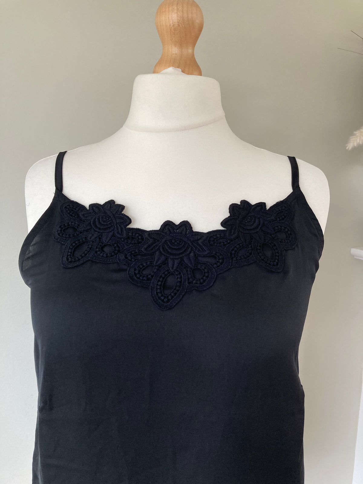 Black night top by FAIRLADY - Size 16