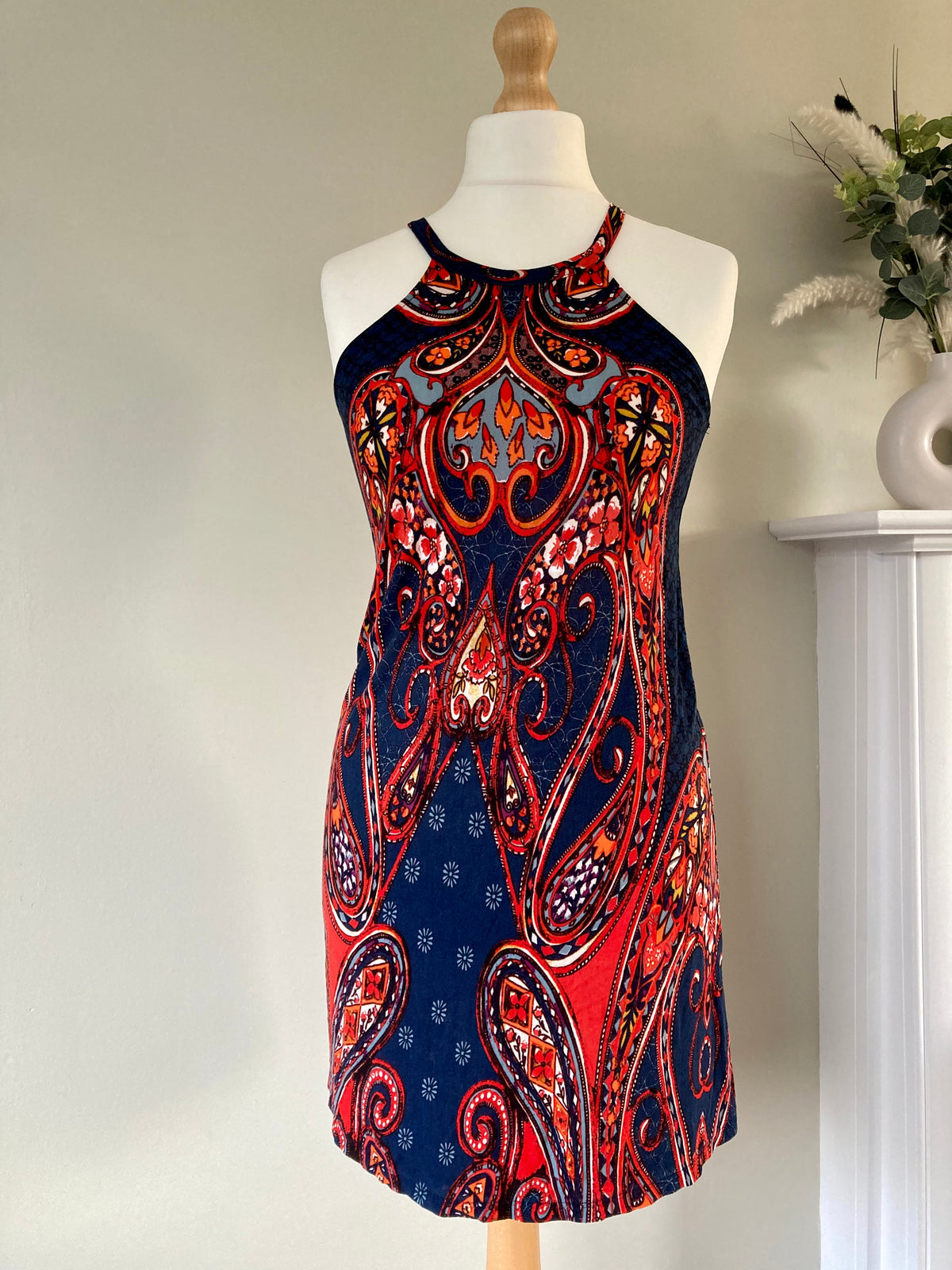 Navy & Red Beach Dress by LASCANA  - Size 6