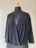 Sparkle Jersey wrap top by KALEIDOSCOPE- Size 14
