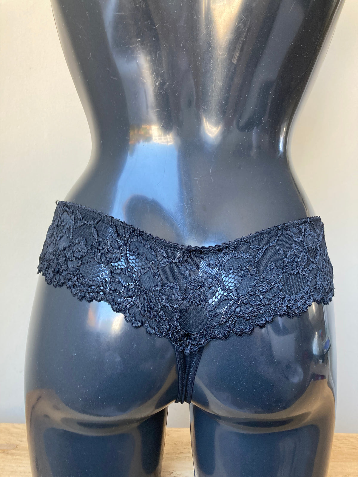 Black Thong by VIVANCE - Size 10