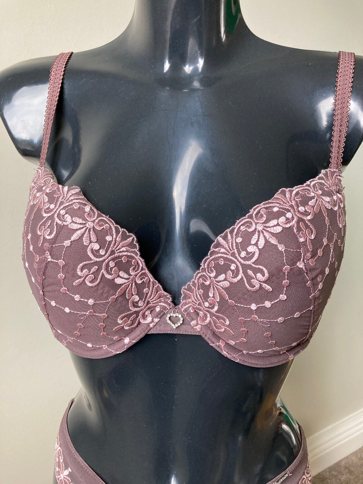 Taupe Rose Bra by MARIE CLAIRE PARIS - Cup 36C