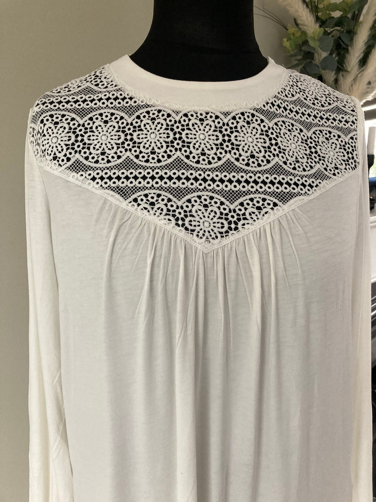 Ivory Tunic Lace Front by RAINBOW - Size14