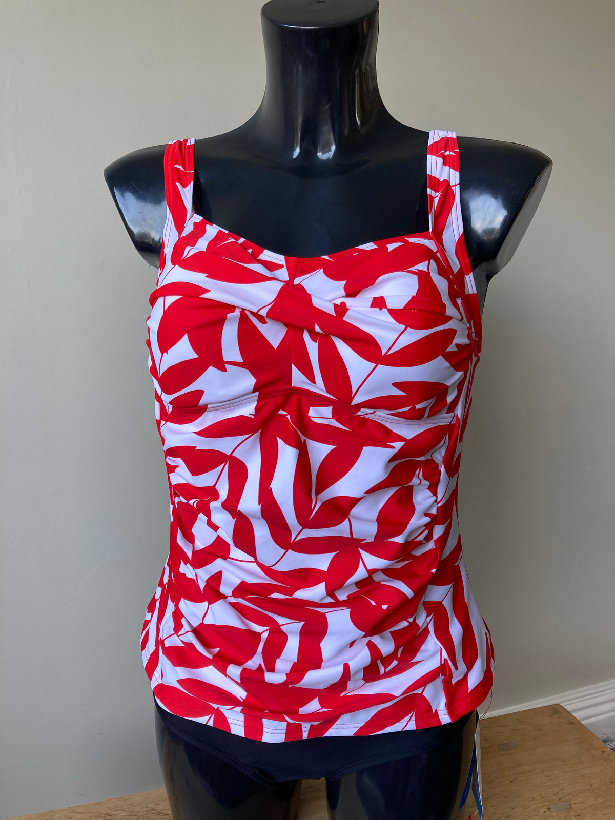 Red tankini by KALEIDOSCOPE - Size 12