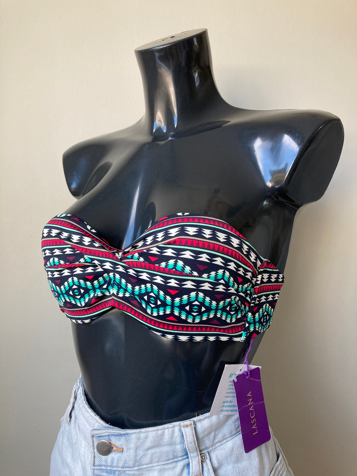 Print Swimwear Bikini Tp Bandeau by LASCANA - Size 12A