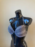 Black/White Push up Top by VENICE BEACH - Size 14C