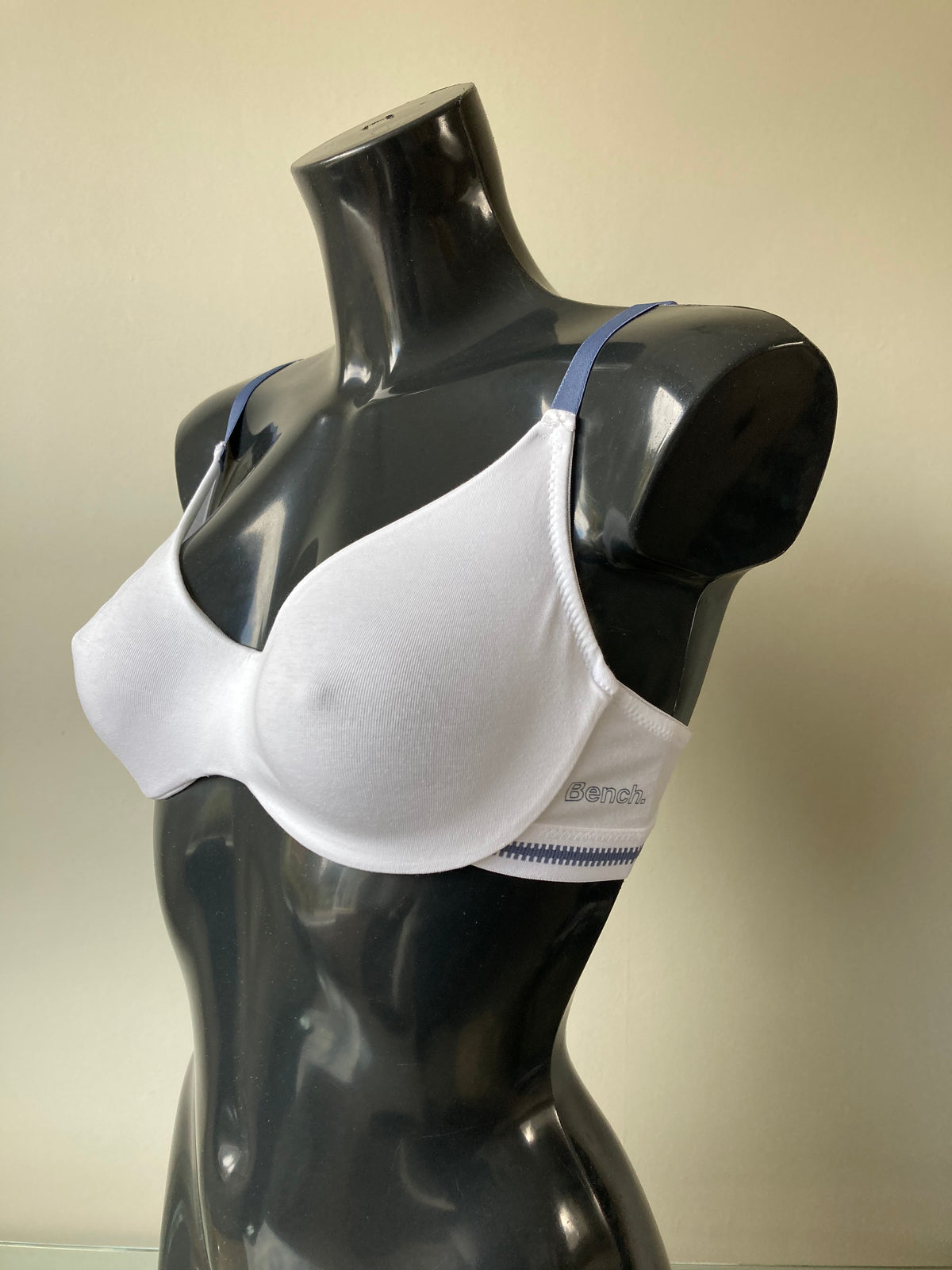 White Blue Bra by BENCH - CUP 32D