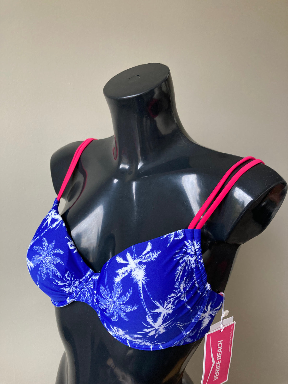 Blue/White Wire Top by VENICE BEACH - Size 10D
