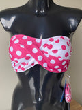 Dot Spot Bikini Top by KALEIDOSCOPE - Size 10