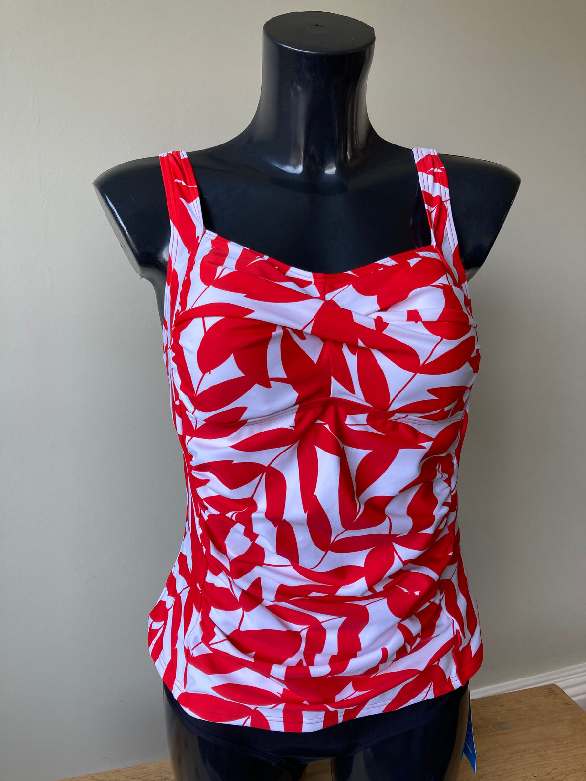 Red tankini by KALEIDOSCOPE - Size 12