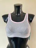 Grey Support Bra by GODDESS