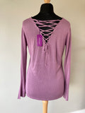 Lilac long sleeve top by LASCANA size 14/16